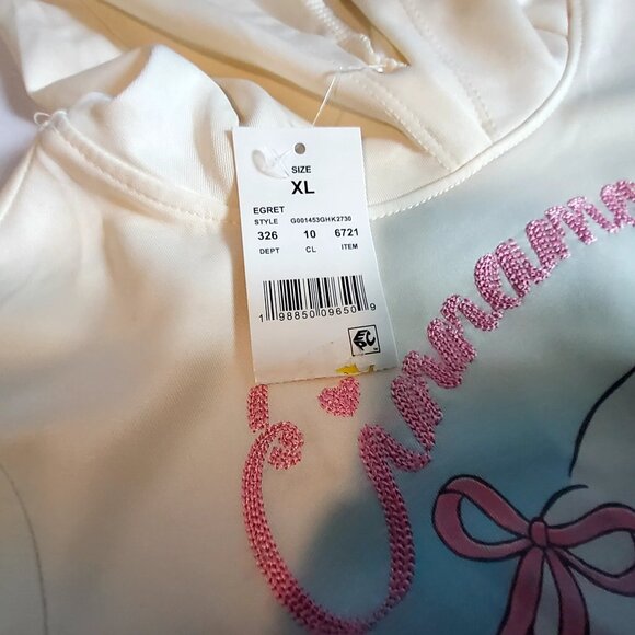 Cinnamoroll Hooded Dress With Ears Size XL By Hybrid Sanrio Egret Sparkle Skirt - Picture 4 of 9